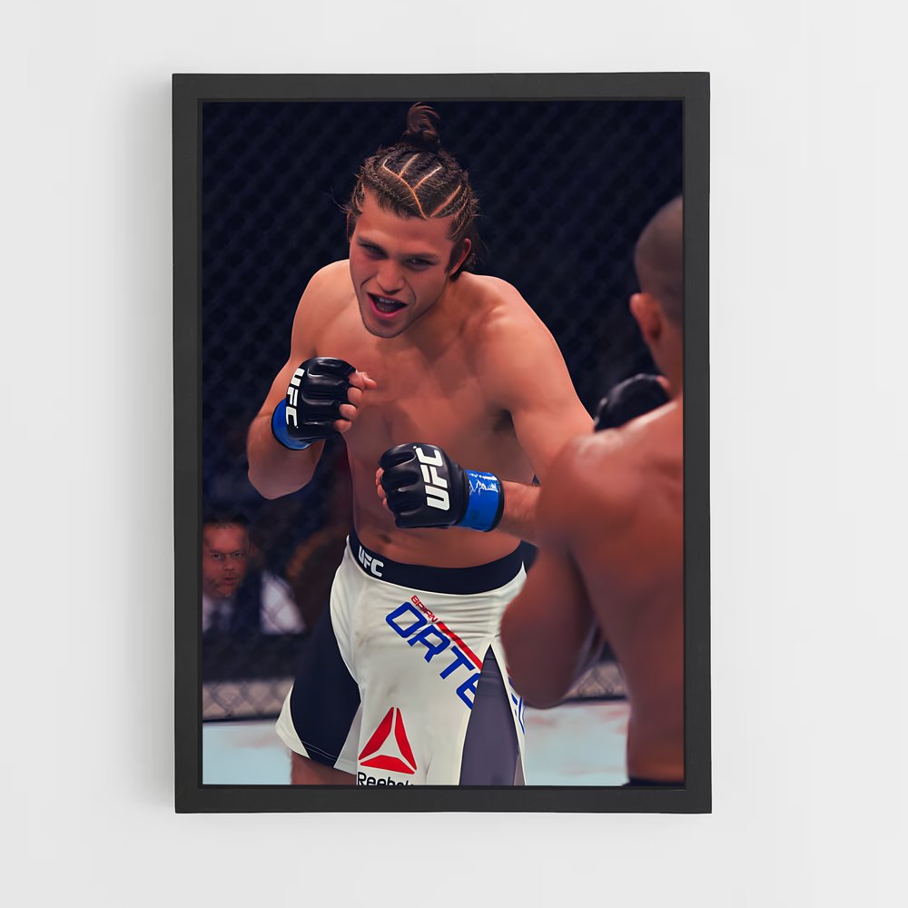 Poster Brian ortega short – affiche MMA (vue 2)
